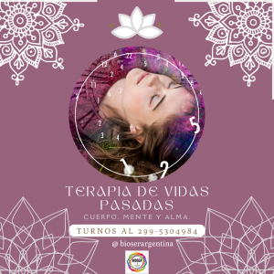 Terapia de vidas Pasadas /Terapia de Regresión