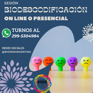 Sesión de Biosanación Emocional(Bioneuroemoción®/Biodecodificación)